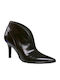Women's Patent Leather Ankle Boots Black