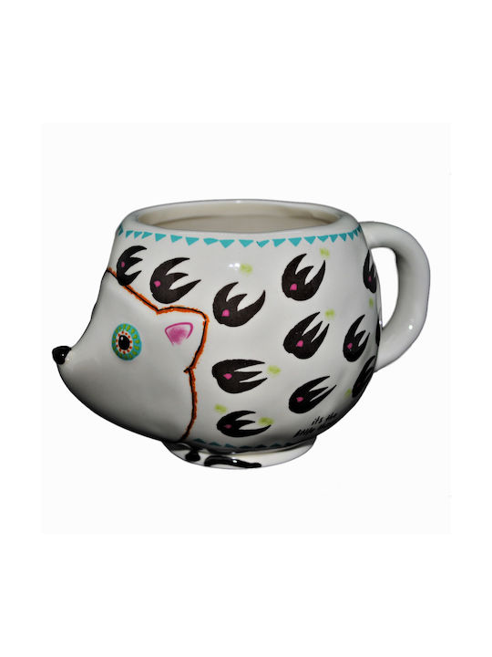 Natural Life Hedgehog Tasse Keramik Beige 470ml 1Stück