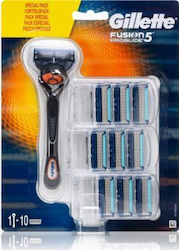 Gillette Fuision Proglide5 5 Λεπίδων 10τμχ Gillette Fuision Proglide5 5 Λεπίδων 10τμχ
