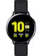 Samsung Galaxy Watch Active2 Aluminium 44mm Αδιάβροχο με Παλμογράφο (Μαύρο)