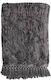 Zaros Ριχτάρι Πολυθρόνας Chenille 170x130εκ. Γκρι