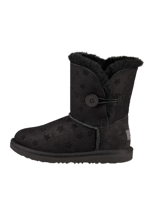BAILEY Suede Παιδικά Μποτάκια Μαύρα