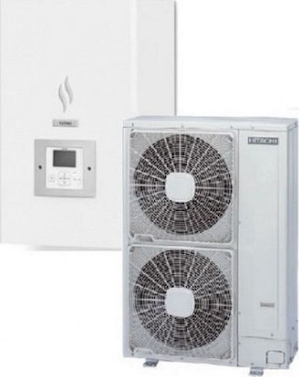 Hitachi Αντλία Θερμότητας 11kW Τριφασική 60°C Split
