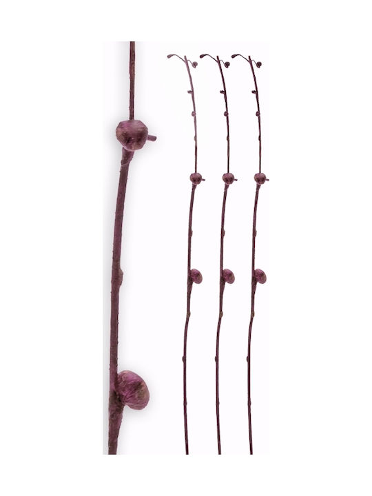 Zaros Artificial Decorative Branch Purple 90cm 1pcs