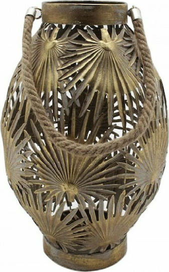 Zaros Laterne Metallisch Gold 22x22x29.5cm 1Stück