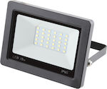 Powertech Waterproof LED Floodlight 20W Cold White 6500K IP65