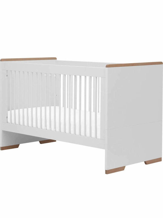 Pinio Patuturi Copii Cuna Cabriolet Snap Alb Pentru Saltea 76x145cm