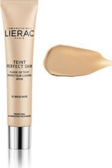 Lierac Teint Perfect Skin Perfecting Illuminating Foundation Machiaj lichid SPF20 30ml