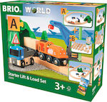 Brio Toys Starter Lift Load Σετ με Τρενάκι από Ξύλο για 3+ Ετών