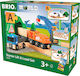 Brio Toys Starter Lift Load Σετ με Τρενάκι από Ξύλο για 3+ Ετών