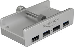 DeLock USB-Hub 4 Anschlüsse (USB-A) 64046 DeLock USB-Hub 4 Anschlüsse (USB-A) 64046