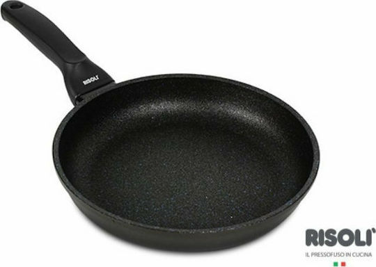Risoli Blackplus 28cm Cast Aluminum with Non-stick Coating Black