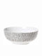 Cryspo Trio Fashion Cereal Serving Bowl Round made of Porcelain Grey with Diameter 16cm