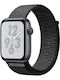 Apple Watch Series 4 Nike Aluminium 44mm Αδιάβροχο με Παλμογράφο (Grey Loop)