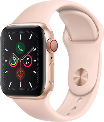 Apple Watch Series 5 Cellular 40mm mit eSIM und Pulsmesser (Rosa)
