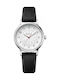 Wenger Avenue Lady Watch with Black Leather Strap