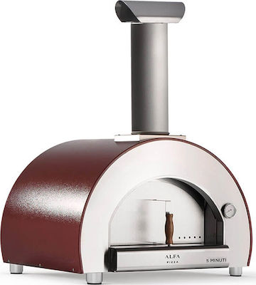 Alfa 5 Minuti Copper Top Pizza Oven Wood Traditional 82x68x120cm FX5MIN-LRAM-T