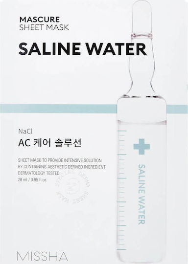 Missha Saline Water Gesichtsmaske für das Gesicht für Wiederherstellen 28ml