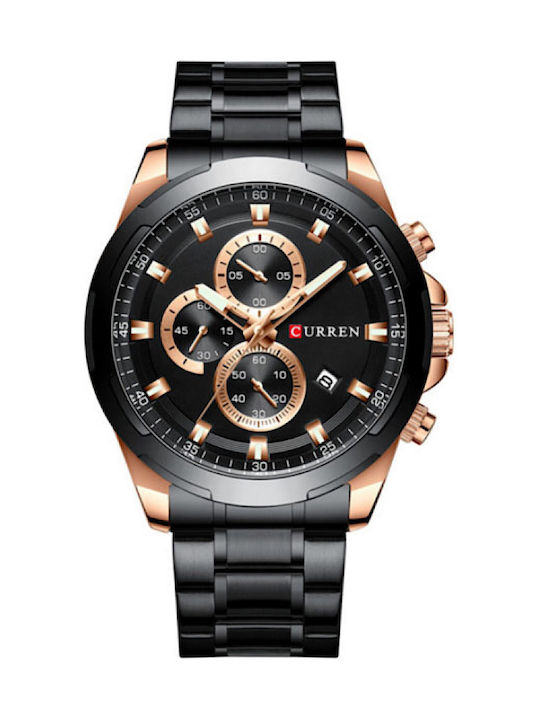 Curren Men's Watch 47mm Chronograph Battery wit...