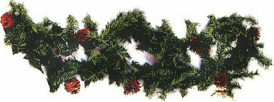 XMASfest Χριστουγεννιάτικη Γιρλάντα Πλαστική Πράσινη 270x20cm