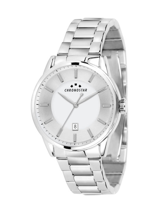 Chronostar Uhr mit Silber Metallarmband R3753270006