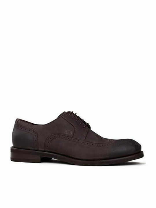 Boss Shoes Δερμάτινα Ανδρικά Oxfords Καφέ