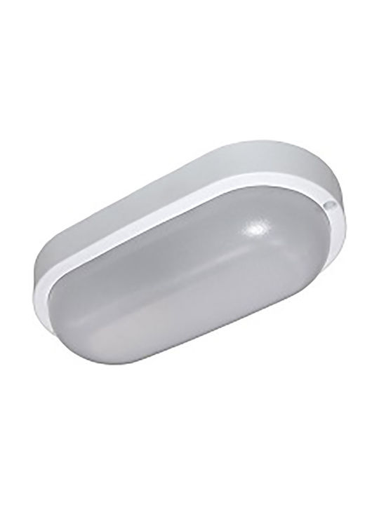 Adeleq Outdoor Ceiling Flush Mount with Integrated LED in White Color 21-2051210