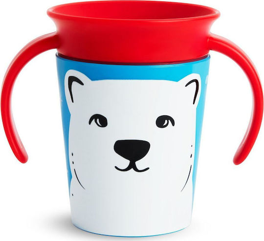 Munchkin Baby Cup Miracle 360° Wildlove Sippy Cup made of Plastic Blue 177ml for 6m+m+