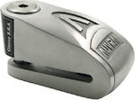 Auvray B-Lock 10 Motorrad-Bremsscheibenschloss mit Alarm & Kette 10mm Silber Farbe