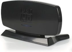 Red Eagle HD-400 Εσωτερική Κεραία Τηλεόρασης (απαιτεί τροφοδοσία) σε Μαύρο Χρώμα Σύνδεση με Ομοαξονικό (Coaxial) Καλώδιο