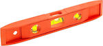 0719.114 Plastic Spirit Level Magnetic 23cm with 3 Eyes