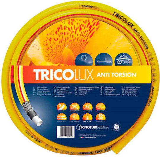 TecnoTubi Picena Λάστιχо Поливане Tricolux Anti Torsion 3/4" 25м