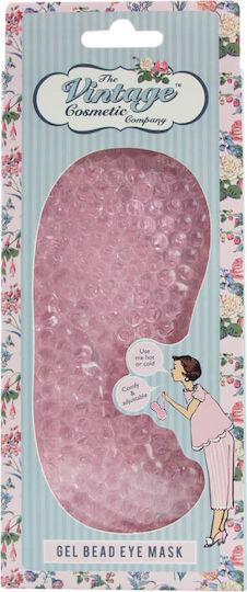 The Vintage Cosmetic Company Gel Bead Eye Mask Pink Gel-Kompresse Kälte-/Wärmetherapie Augen