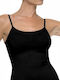 Women's T-Shirt with Spaghetti Strap Black 2Pack