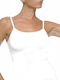 Women's T-Shirt with Spaghetti Strap White 2Pack