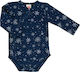 Makoma Baby Bodysuit Long-Sleeved Navy Blue