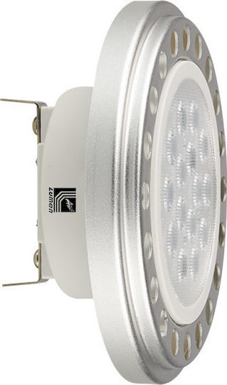 Adeleq LED крушка 15W за фасунга G53 и форма AR111 Неутрално бяло 1500лм Димируем