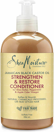 Shea Moisture Jamaican Black Castor Oil Conditioner Feuchtigkeitsspendend für Trocken Haare 384ml