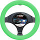 Simoni Racing Car Steering Wheel Cover Soft Sil with Diameter 35-40cm Silicone Green