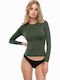 Minerva Women's Long Sleeve T-Shirt Green