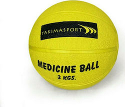 Yakimasport Ball Medizin 23cm , 3kg in Gelb Farbe