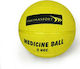 Yakimasport Μπάλα Medicine 23cm , 3kg σε Κίτρινο Χρώμα