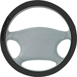 Simoni Racing Car Steering Wheel Cover Trophy Cheap with Diameter 40cm Microfiber Black