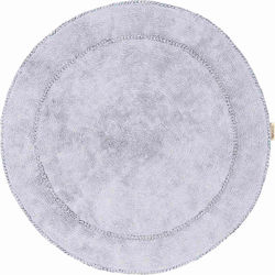 Guy Laroche Kids Cotton Rug Spyral Round 120cm Sky