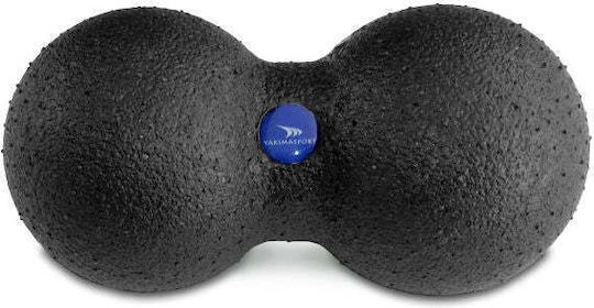 Yakimasport Κύλινδρος Μασάζ Μαύρος 16cm