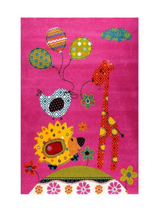 Tzikas Carpets 20705-055 Kinder Teppich Fuchsie 133x190cm Dicke 13mm 263-0-252-20705-055