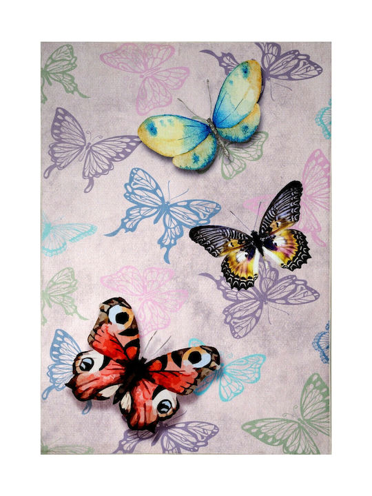 Tzikas Carpets Kids Synthetic Rug 73004-021 Butterflies 160x230cm