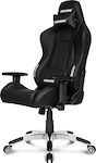 Akracing Master Premium Καρέκλα Gaming Δερματίνης με Ρυθμιζόμενα Μπράτσα Μαύρη