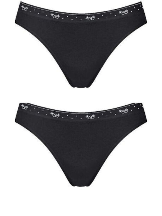 24/7 100 Mini Damen Slip Schwarz