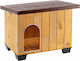 Ferplast Baita Dog House Wooden Outdoor Brown 58x48x44.5cm 87013000